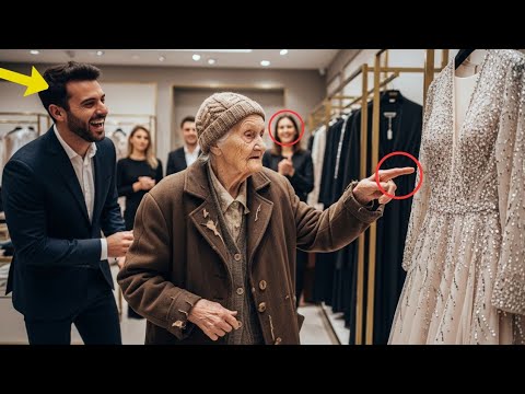 „Was kostet dieses Kleid?“, fragte die 90-jährige Frau. Der Verkäufer lachte