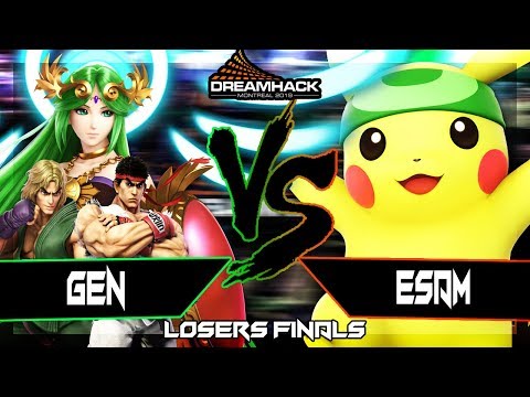 DHMT19 SSBU | Gen (Palutena, Ken, Ryu) Vs. ESAM (Pikachu) - Losers Finals