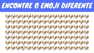 Encontre o emoji diferente nas imagens - Quiz Top