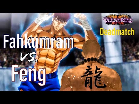 Feng Wei Fights Fahkumram for the Tekken King Rank in a Deathmatch.