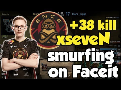 CS:GO - xseveN Smurfing on FACEIT at Mirage Highlights