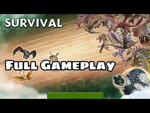 NEW SURVIVAL GAUNTLET FULL GAMEPLAY - Dragons: Rise of Berk