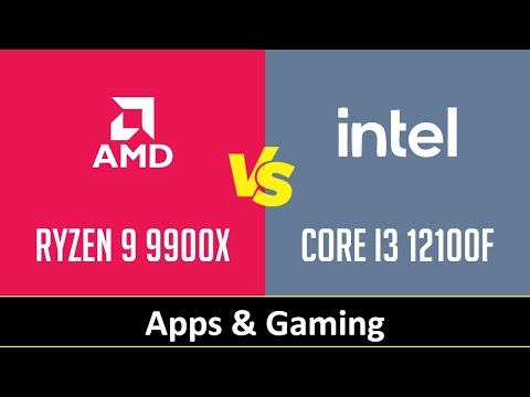 RYZEN 9 9900X vs CORE I3 12100F