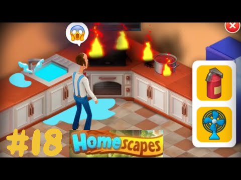 🏡 Homescapes Mini-Game Madness #18 🤯🧩: Austin’s Kitchen Crisis! 🔥🚰