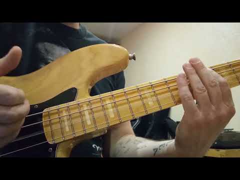 Les Claypool's Duo De Twang - Wynonna's Big Brown Beaver (bass cover)slowly 1