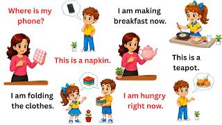 Daily Use English Sentences at Home | A1–A2 English Speaking Practice