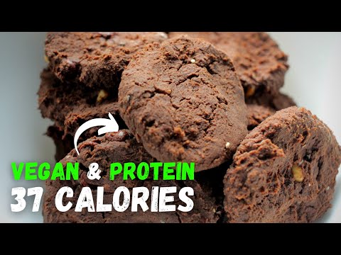 VEGAN PROTEIN CHOCOLATE CHIP COOKIES | 37 CALORIES ONLY