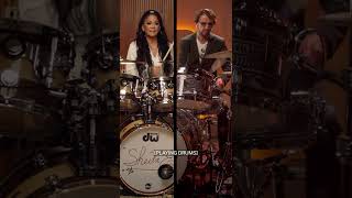 Learn the basic drum beat with Sheila E and Ringo Starr.