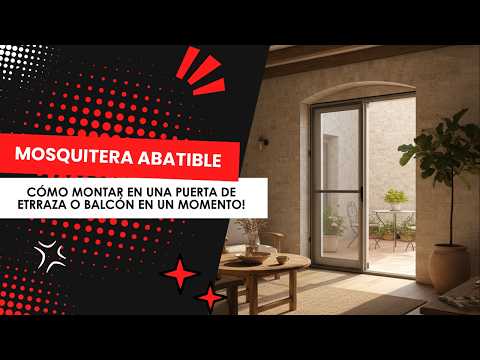 Cómo Instalar una Mosquitera Abatible de Dos Hojas