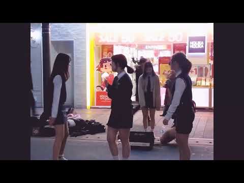 연합댄스팀 ♩블랙핑크(BlackPink) 포에버 영(Forever Young)♪ 신촌 버스킹 190223