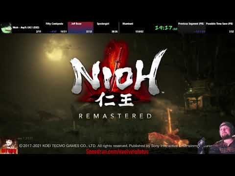 Nioh PS5 - Level 1 Any% + DLC's Speedrun in 2:45:04 (WR)