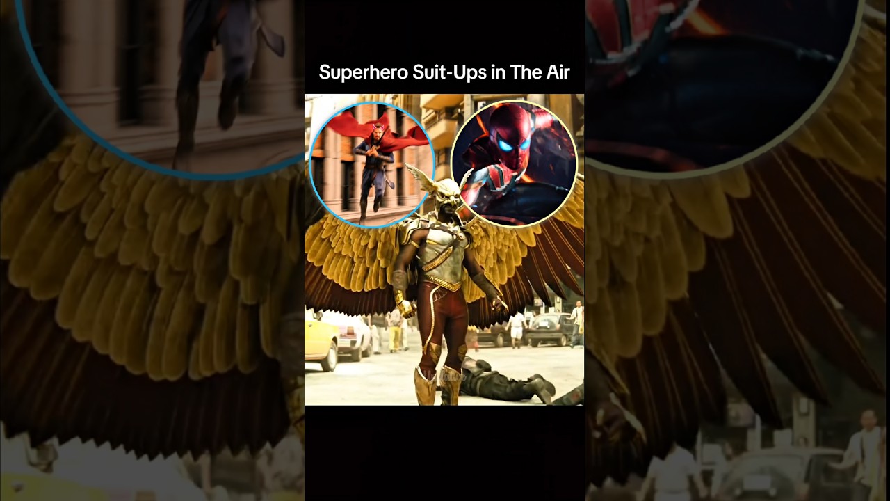 Superhero Suit-Ups in the Air — EPIC Mid-Flight Transformations ✈️⚡ #updative #superheromovies #mcu