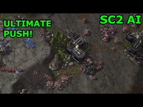 20,000 APM PUSH! - MechaShark vs SharpenedEdge - Starcraft 2 AI
