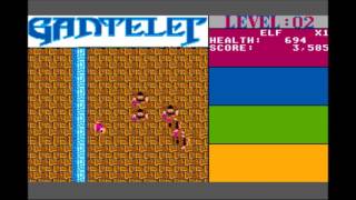 Gantelet II (Elf gameplay) for the TRS-80 CoCo