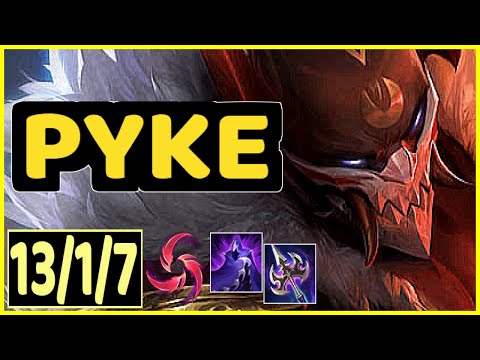 ✅PYKE VS KARMA - 13/1/7 KDA SUPPORT GAMEPLAY CHALLENGER I✅