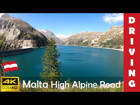 Driving in Austria 14: Malta Hochalmstrasse (Malta High Alpine Road) 4K 60fps