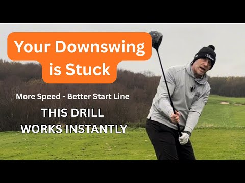 Fix Your Stuck Downswing FAST! (Split Grip Drill for Better Path & Face Control)👍🚀