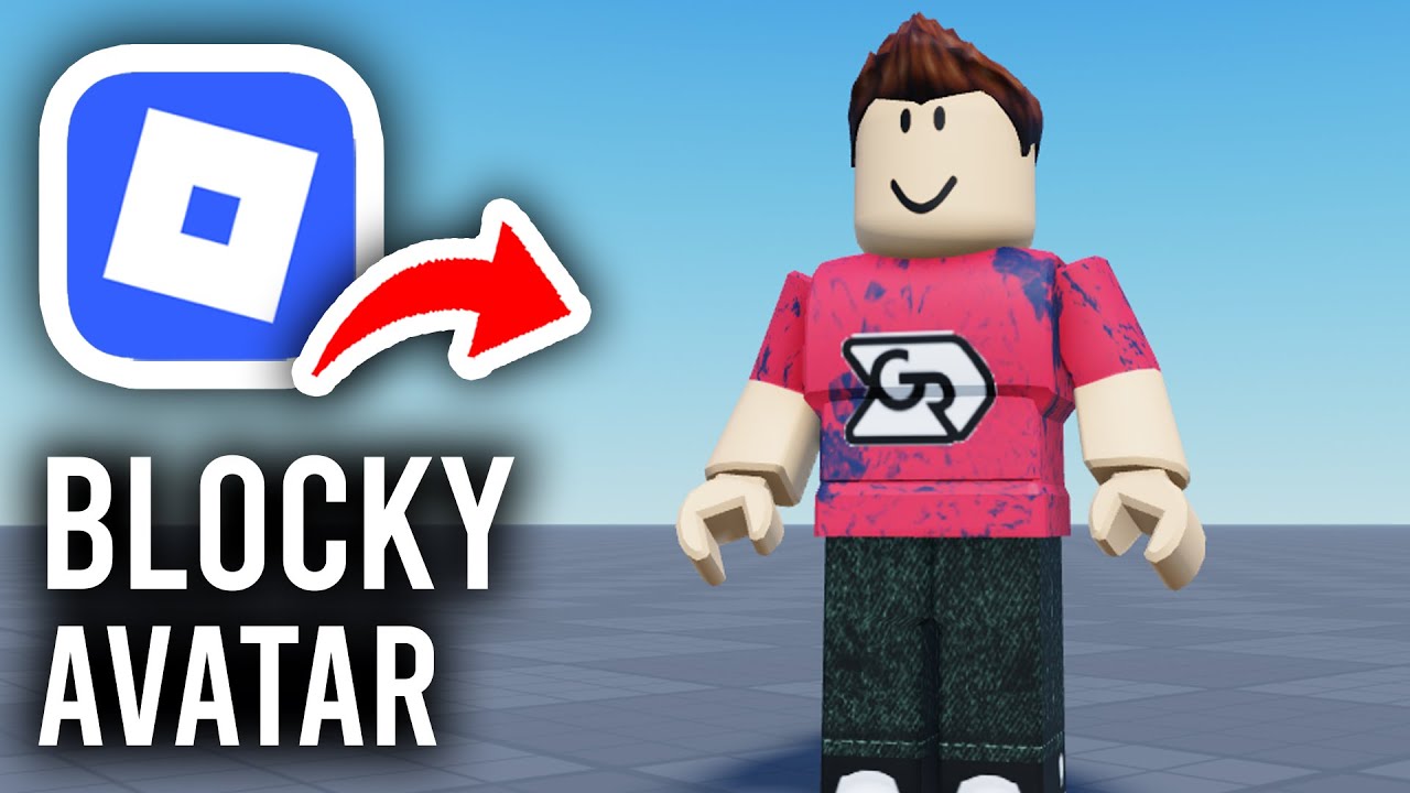 How To Get Blocky Avatar In Roblox - Step By Step