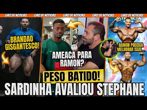 STEPHANE MATALA PESO BATIDO! SARDINHA AVALIA, ELE PODE AMEACAR RAMON DINO? RAFAEL BRANDAO GIGANTE!