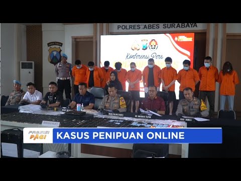 POLRESTABES SURABAYA AMANKAN WNA DIDUGA PENIPUAN ONLINE