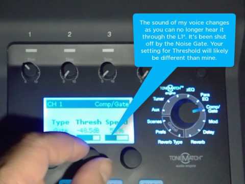 Bose T1®/T4S/T8S TonemMatch® mixer Noise Gate