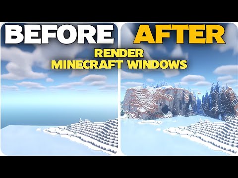 TadCreeper - Minecraft Windows 1.18 : How to Increase Render Distance | Further Render Distance in Minecraft PC