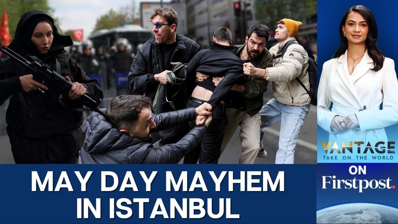 Istanbul May Day Protests Turn Violent; Police Fire Tear Gas | Vantage on Firstpost |4K