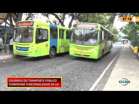 Usuários de Transporte Público comentam a funcionalidade da lei Parada Amiga 04 01 2021