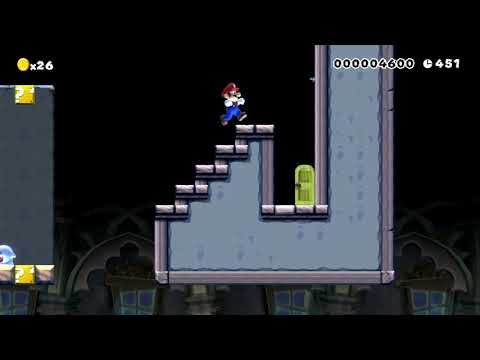 5-1 Basic Boos by Marsford - SUPER MARIO MAKER - NO COMMENTARY 1bc