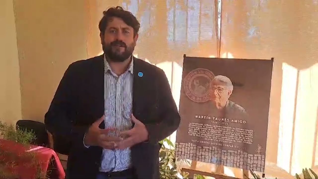 Condolencias del Seremi de las Culturas, las Artes y el Patrimonio