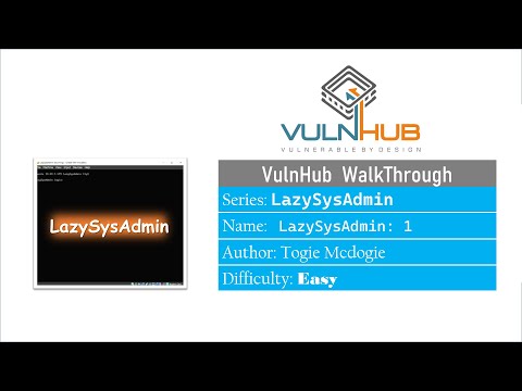 Lazysysadmin: 1|| VulnHub Walkthrough