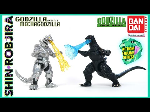 Bandai Godzilla Action Figure Series: Godzilla (2004) & Kiryu (2002) | Double Review