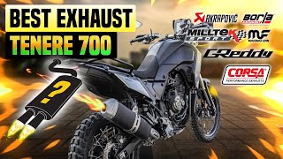 Yamaha Tenere 700 Exhaust Sound 🔥 SC Project,Akrapovic,Arrow,Mivv,Stock,Mod,Review,Loud,Upgrade+