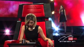 Sona Sarafyan,Russian Roulette by Rihanna - The Voice Of Armenia - Blind Auditions - Season 2