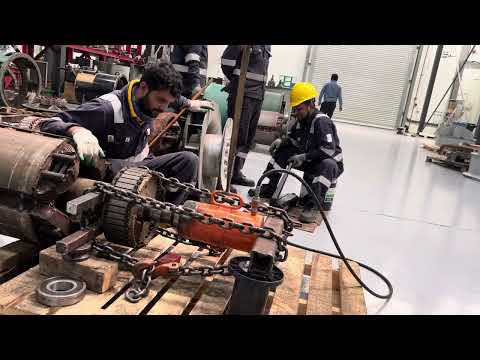 Exciter rotor removing process Hidrolik generator Cummins 600kva