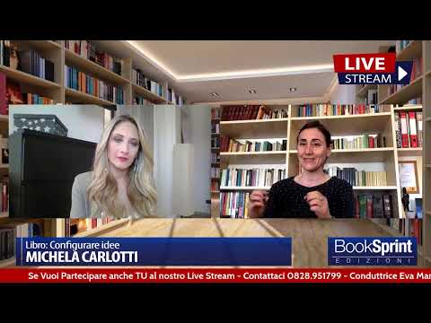 Michela Carlotti presenta in diretta il suo libro "Configurare idee"