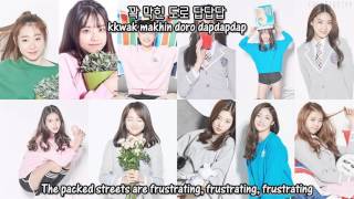 I.O.I (Produce 101) - Crush (Studio ver.) + [English subs/Romanization/Hangul]