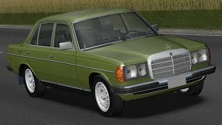 Mercedes W123 200D drive (Links) - Racer: free game