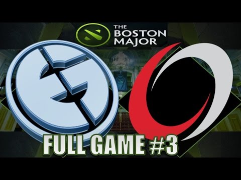 [MUST WATCH] Evil Geniuses VS Complexity Gaming #3 | Boston Major | Dota 2 Full Game 7.14