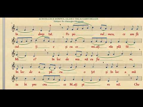ACESTEA ZICE DOMNUL, GLASUL VIII, de SABIN DRAGOI
