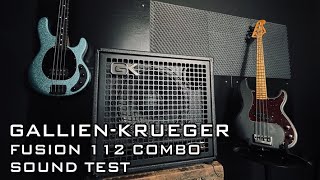Video thumbnail for Gallien-Krueger Fusion 112 Combo Sound Test by Obrad Lacarac