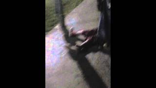 Candler rd skinny get knock out by a crackhead