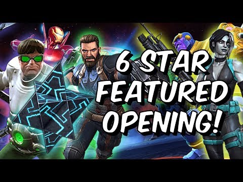 6 Star Featured Crystal Opening - Infinity War Champions! - Marvel Contest Of Champions