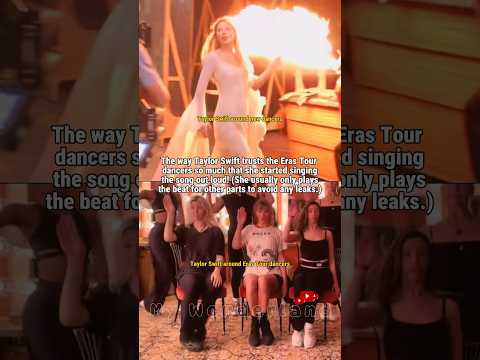 Thumbnail for Backstage Footage Reveals Taylor Swift Sang the Song Only for Eras Tour Dancers! #taylorswift by sang