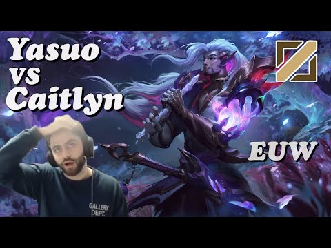 WHY IS SHE MID?? | Yasuo vs Caitlyn Mid Lane | Yassuo Full Gameplay