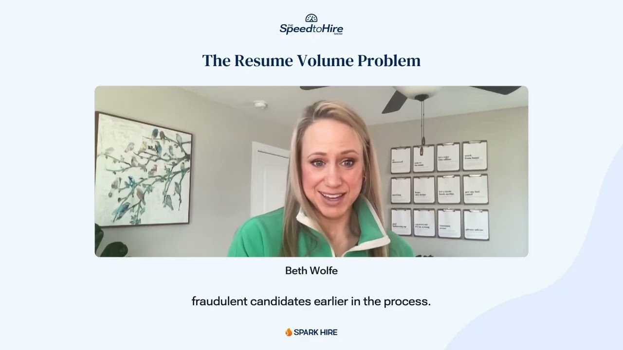 The Resume Volume Problem