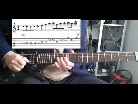 A Minor Pentatonic Blues Box 4 Lick (with tabs) - DP's Guitar Encyclopedia