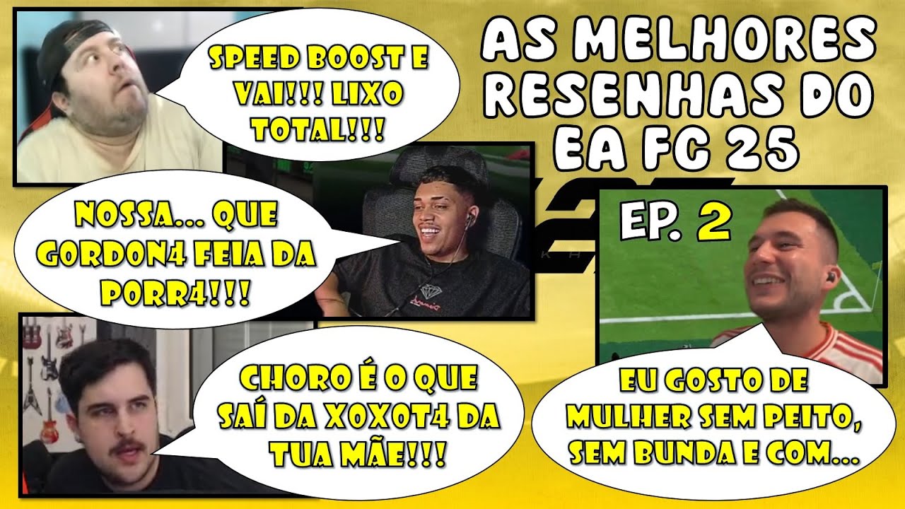 O GOSTO PECULIAR DO CARPE!!! ADOLFZ, BRIT, PAIVA, PEU, ETC: AS MELHORES RESENHAS DO EA FC 25 - Ep.02