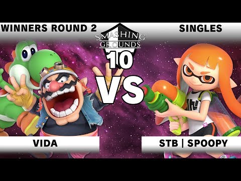 Smashing Grounds 10 - Vida (Yoshi, Wario) Vs. STB | Spoopy (Inkling) - Winners Round 2 - SSBU