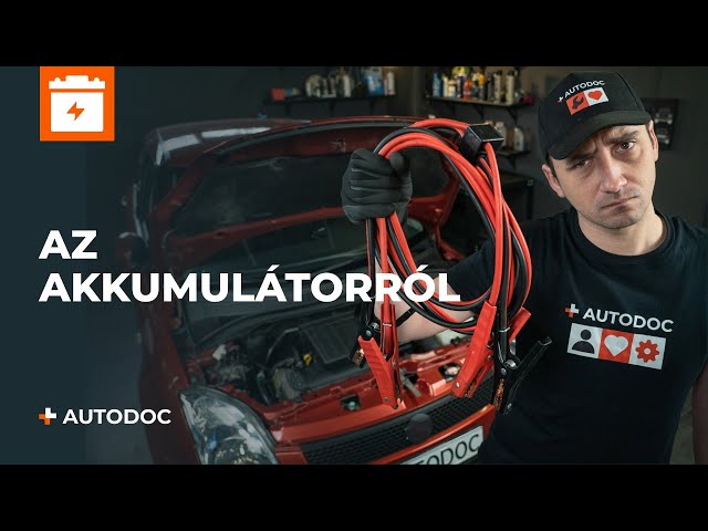 Nézzen meg egy videó útmutatók a VW POLO Variant (6KV5) Indító akkumulátor csere